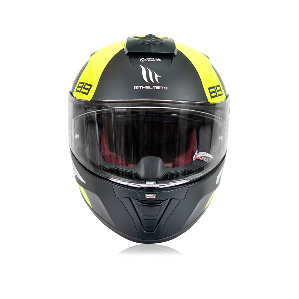 Blade 2 Sv 89 B3 - Motorcycle Riding Helmet (Yellow Fluor) - Image 3