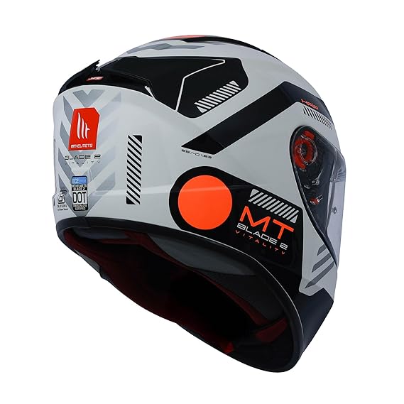 Blade 2 Sv Vitality A4 - Motorcycle Riding Helmet (Fluor Gloss) - Image 2