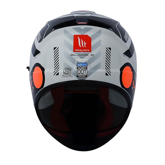 Blade 2 Sv Vitality A4 - Motorcycle Riding Helmet (Fluor Gloss) - Image 4