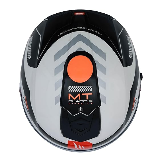Blade 2 Sv Vitality A4 - Motorcycle Riding Helmet (Fluor Gloss) - Image 5