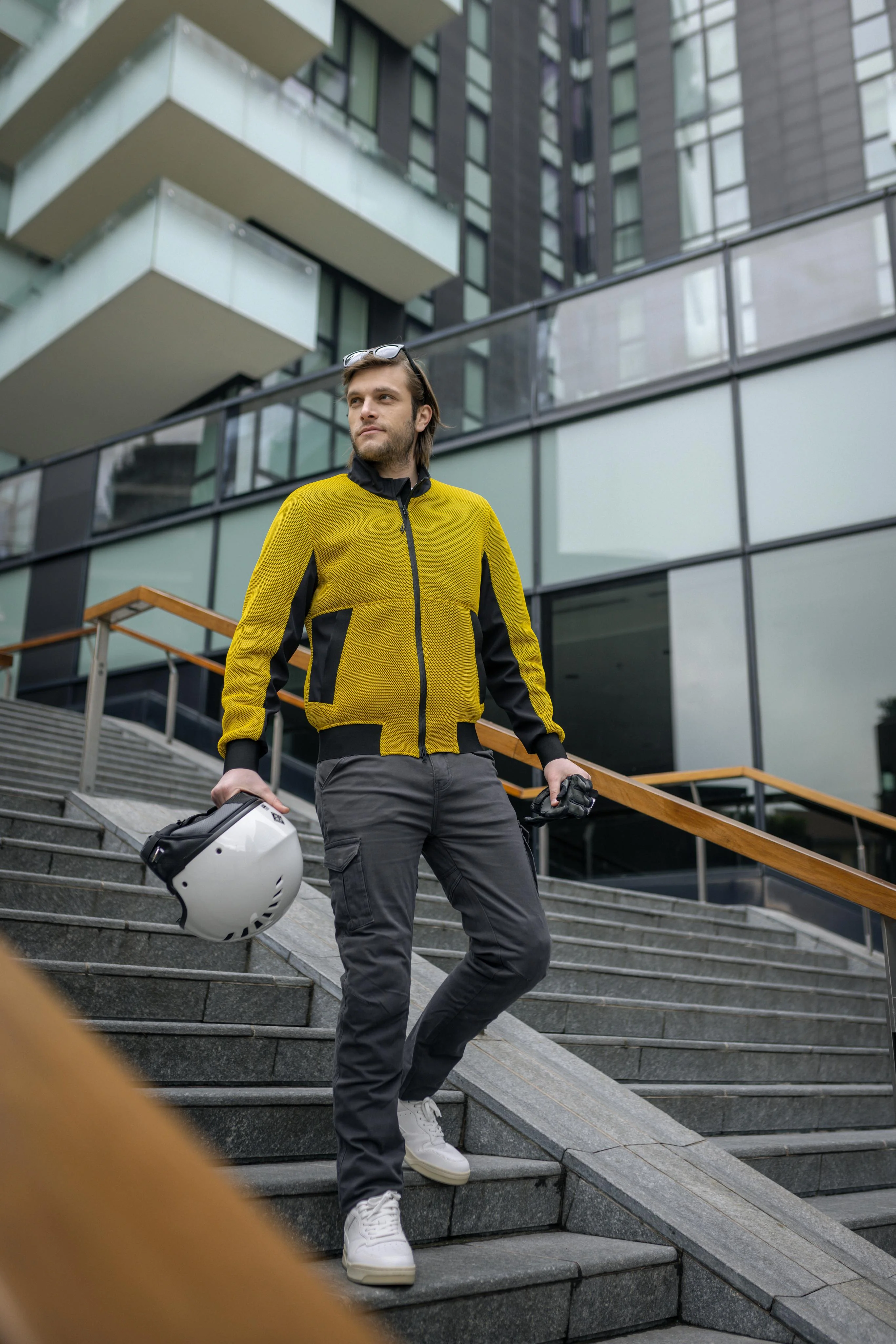 Flowmotion - 3D Mesh Summer Riding Jacket (Yellow) - Image 12