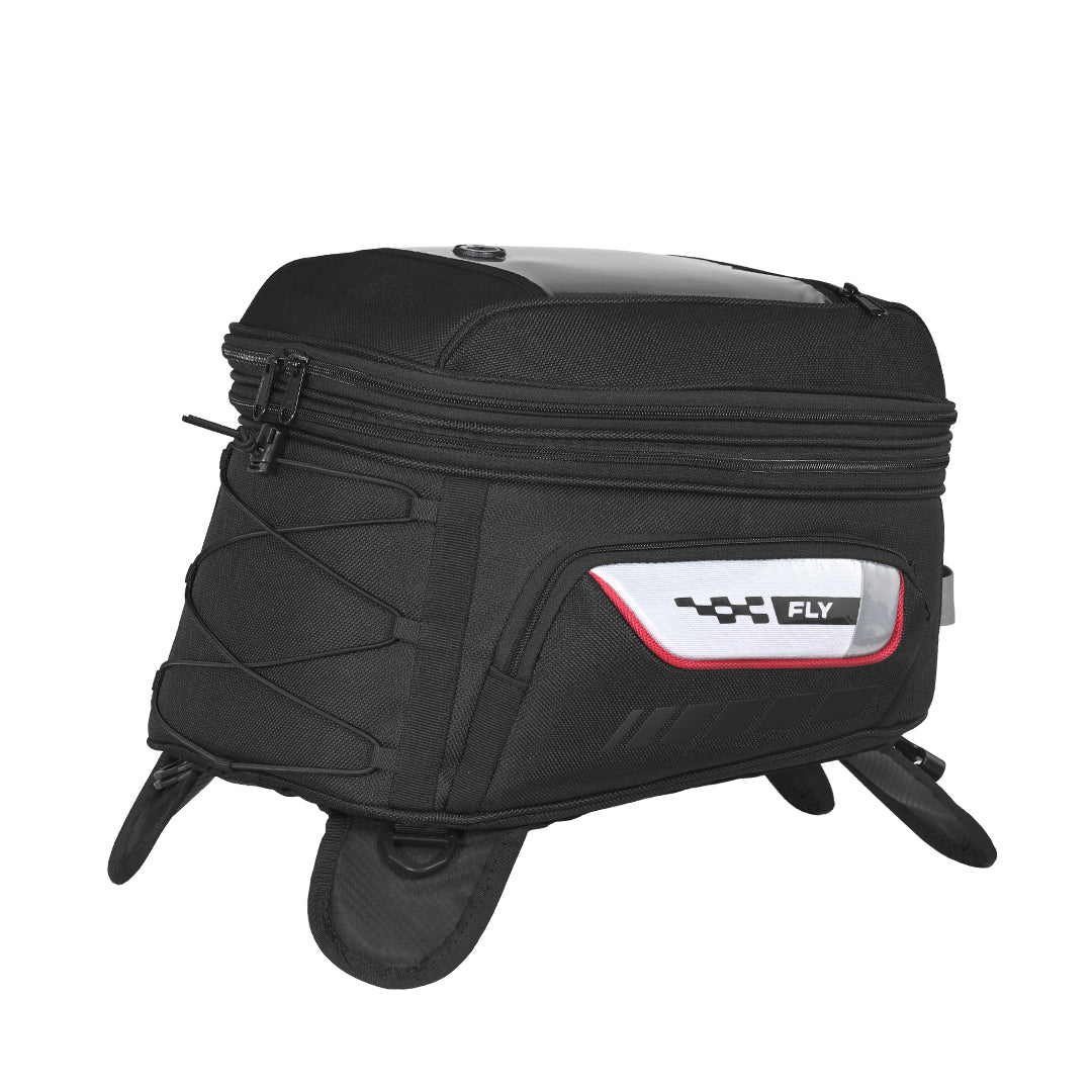 Fly 2017 - 22L - Magnetic Tank Bag with Rain Cover (Black) - Image 2