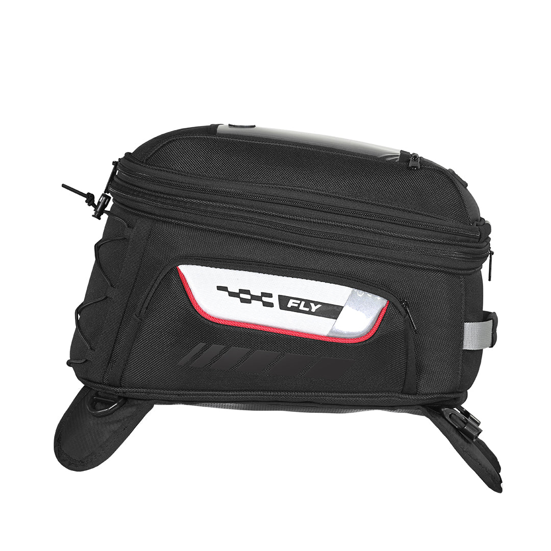 Fly 2017 - 22L - Magnetic Tank Bag with Rain Cover (Black) - Image 3