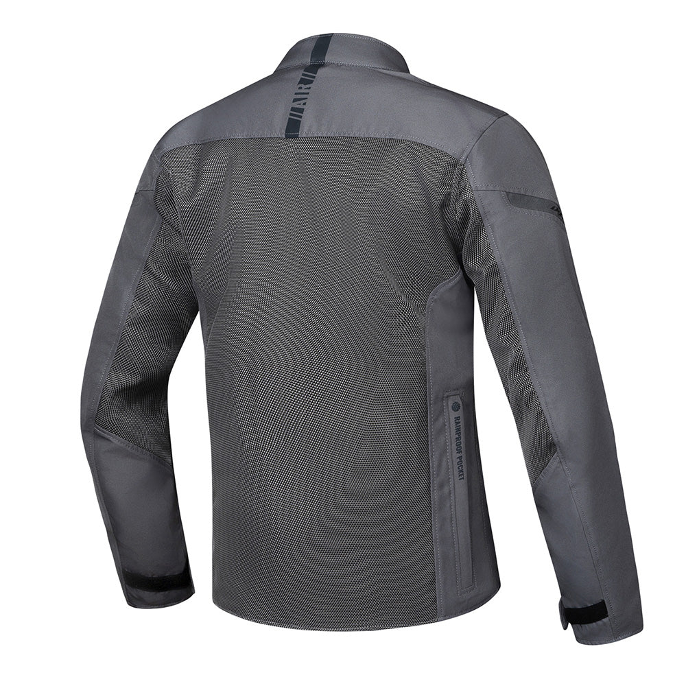 Fresh Slim - Ultra-Ventilated Summer Riding Jacket (Grey) - Image 2