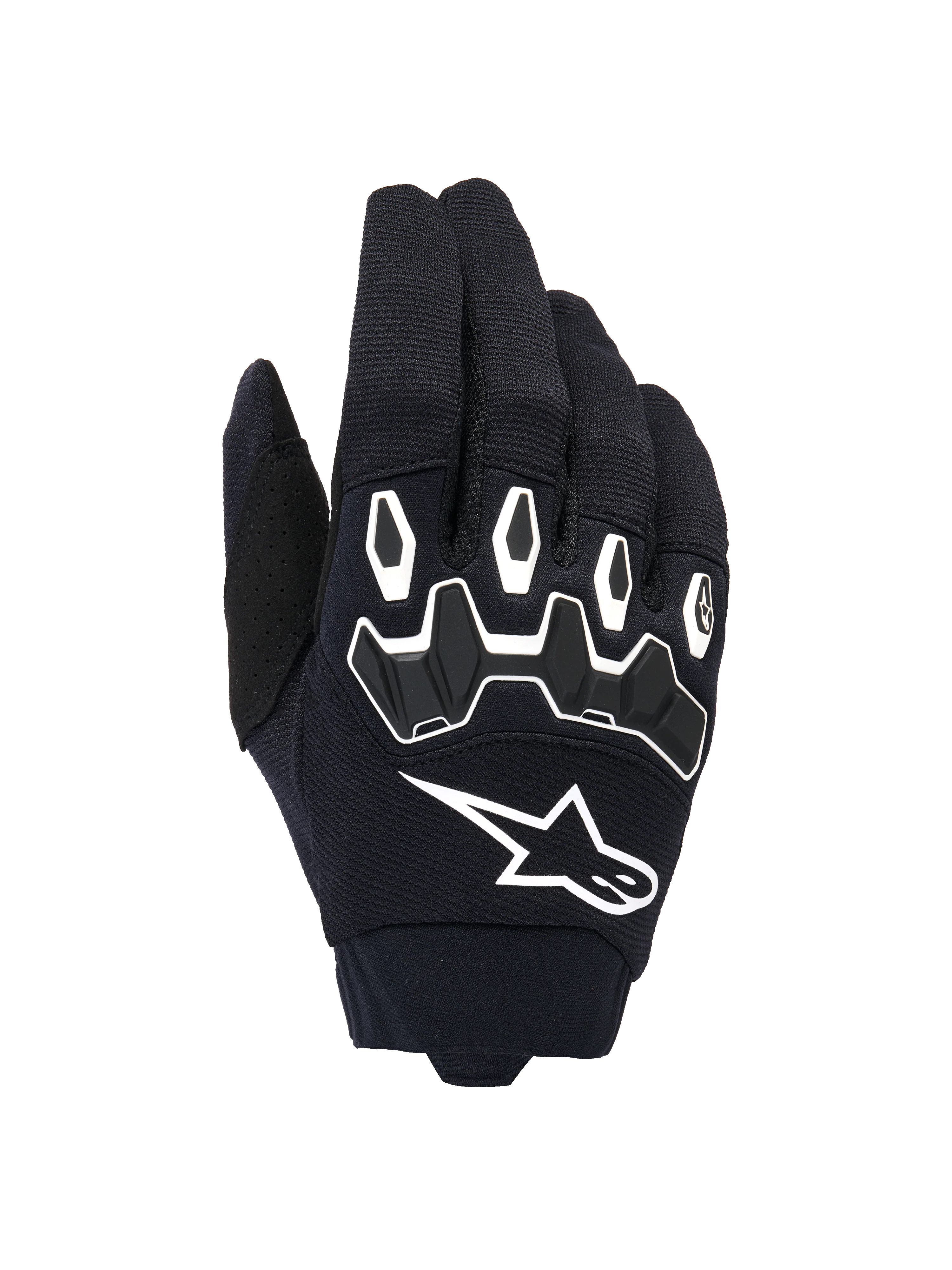 Full Bore V2 - MX Enduro Riding Gloves (Black/White)