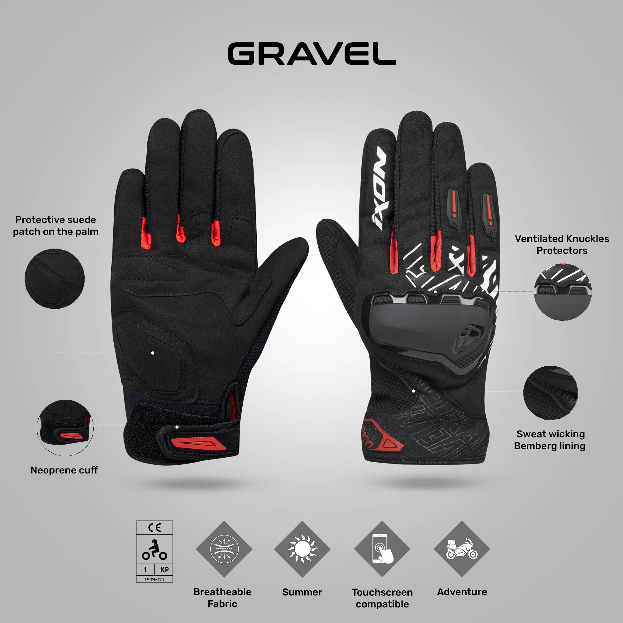 Gravel - Adventure Touring Gloves - Image 5
