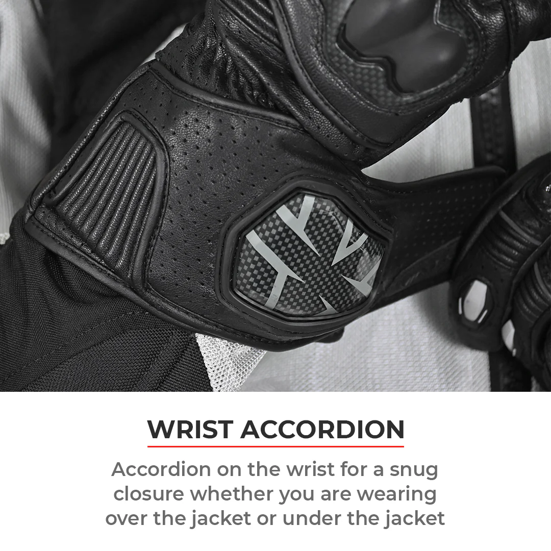 Grid - Full Gauntlet Riding Gloves - Image 11