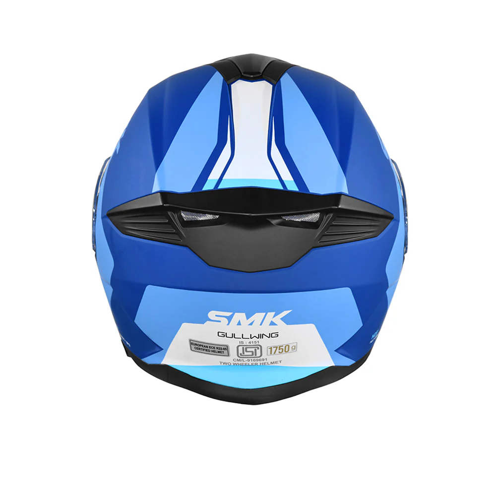 Gullwing Kresto - Motorcycle Riding Helmet (Matt Blue) - Image 3