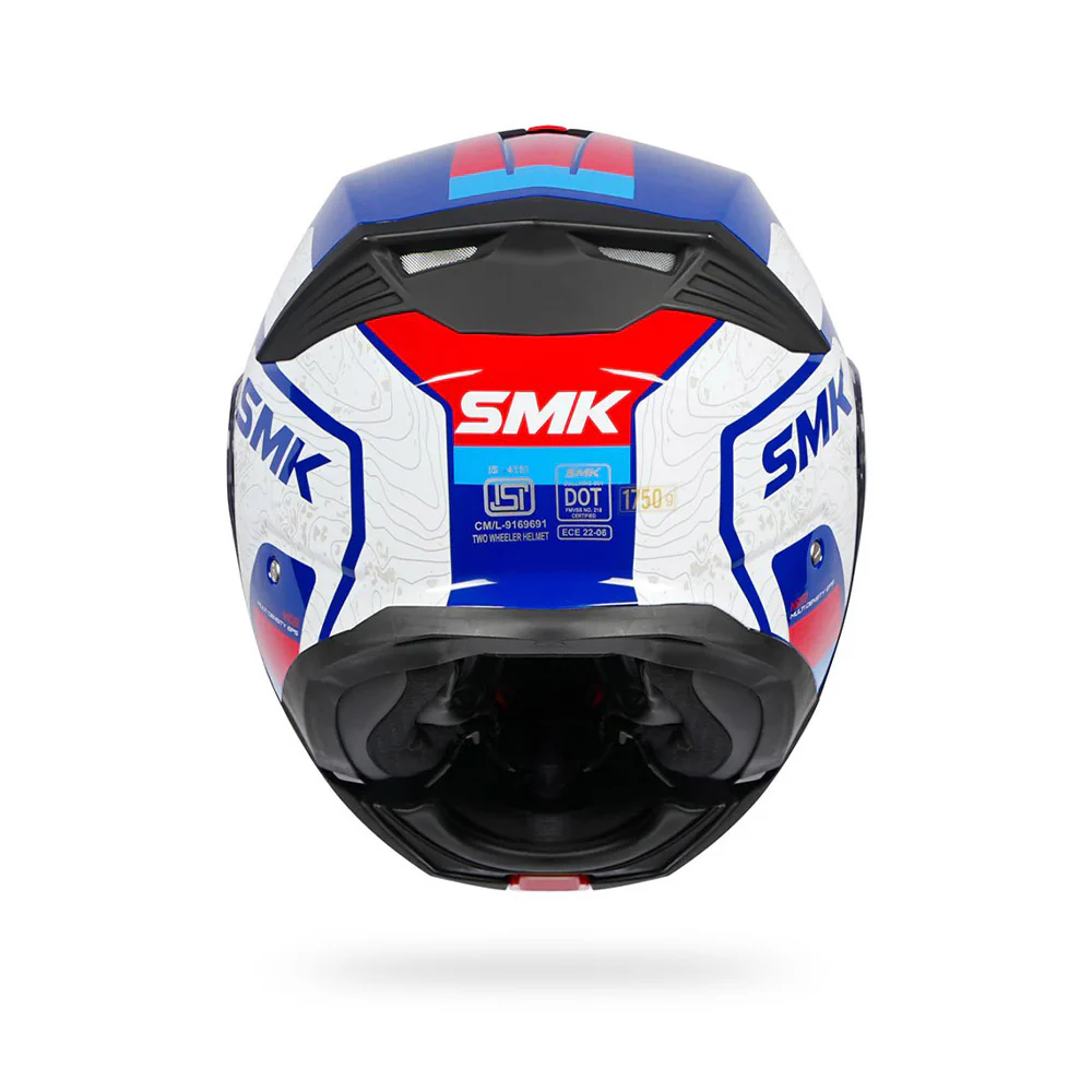 Gullwing Navigator - Motorcycle Riding Helmet (Gloss Blue) - Image 5