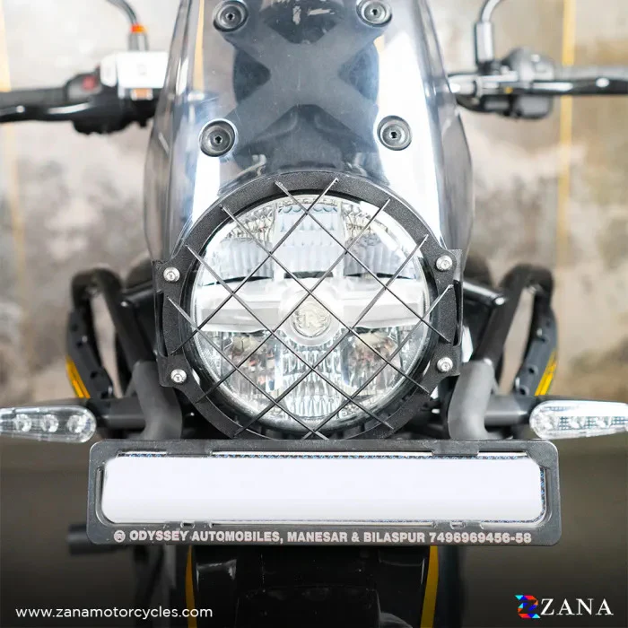 HEADLIGHT GUARD BLACK TYPE-2 FOR HIMALAYAN 450 - Image 3