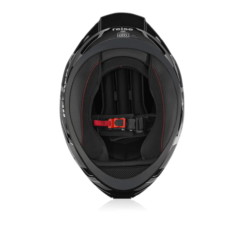 Helden - Motorcycle Riding Helmet (Grey/Black Gloss) - Image 6