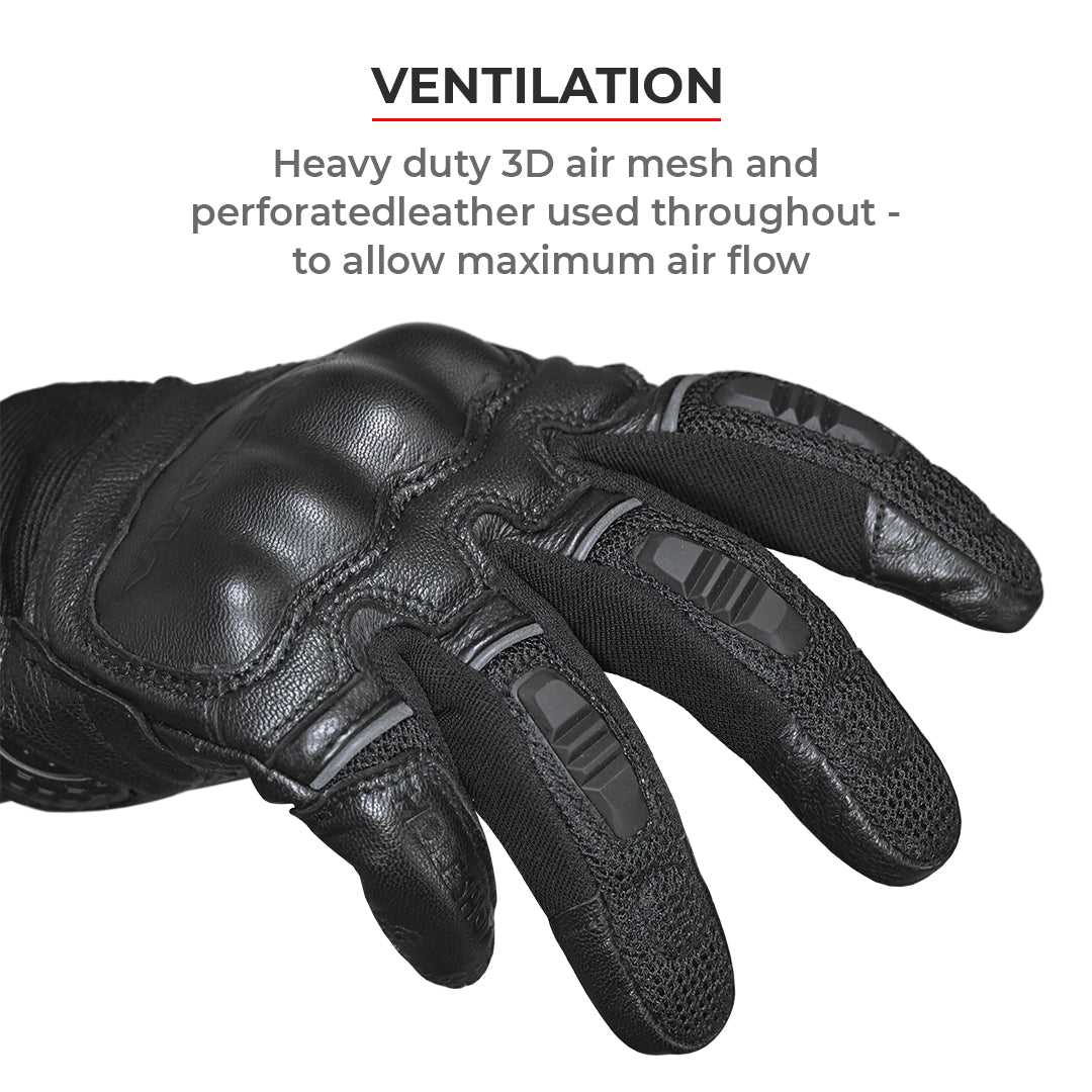 Holeshot - Urban/Touring Motorcycle Riding Gloves - Image 12