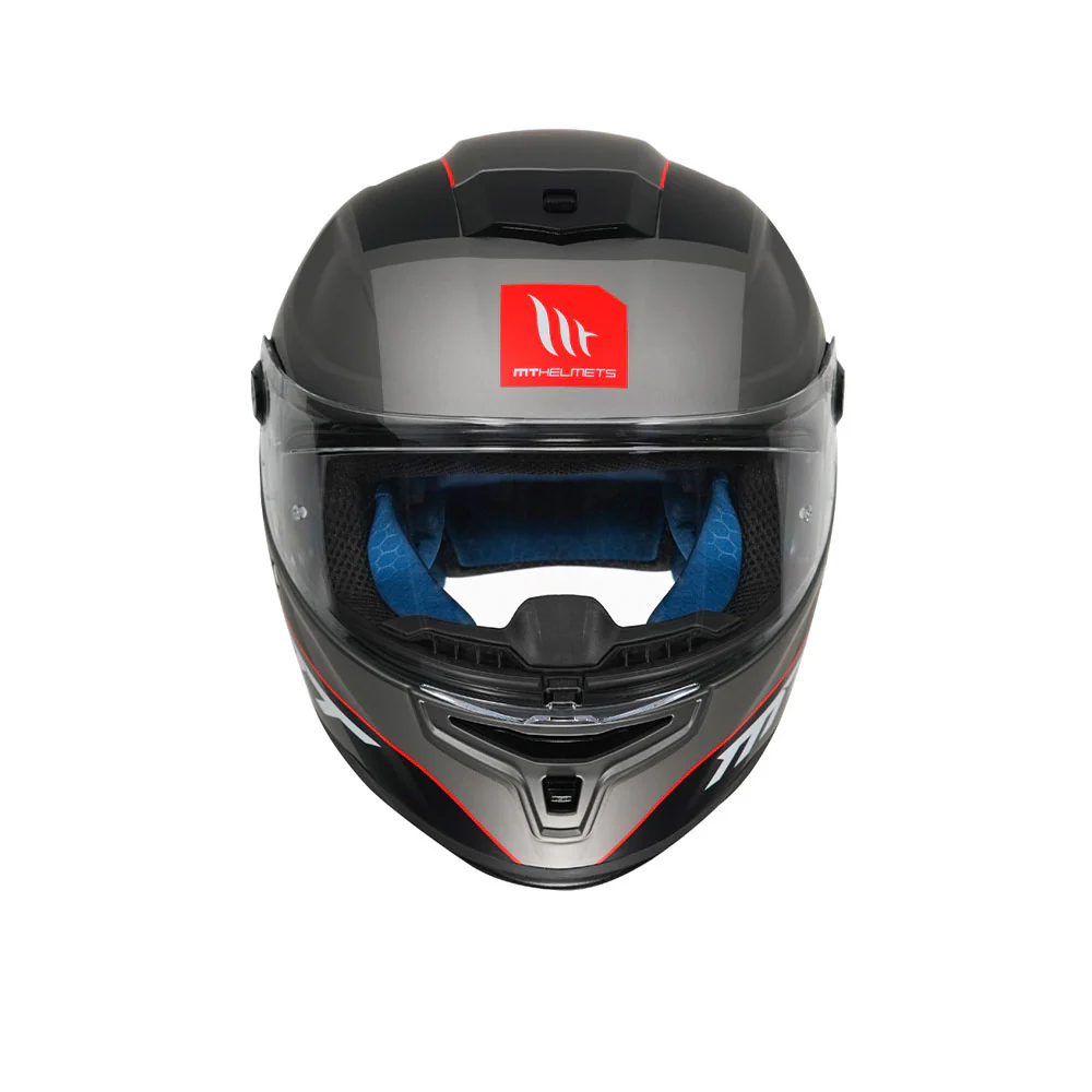 Hummer Axn C15 - Motorcycle Riding Helmet (Gloss Black/Grey) - Image 3
