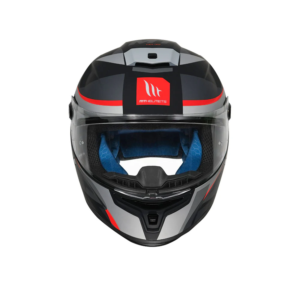 Hummer B Oasis A1 - Motorcycle Riding Helmet (Matt Black/Grey) - Image 3