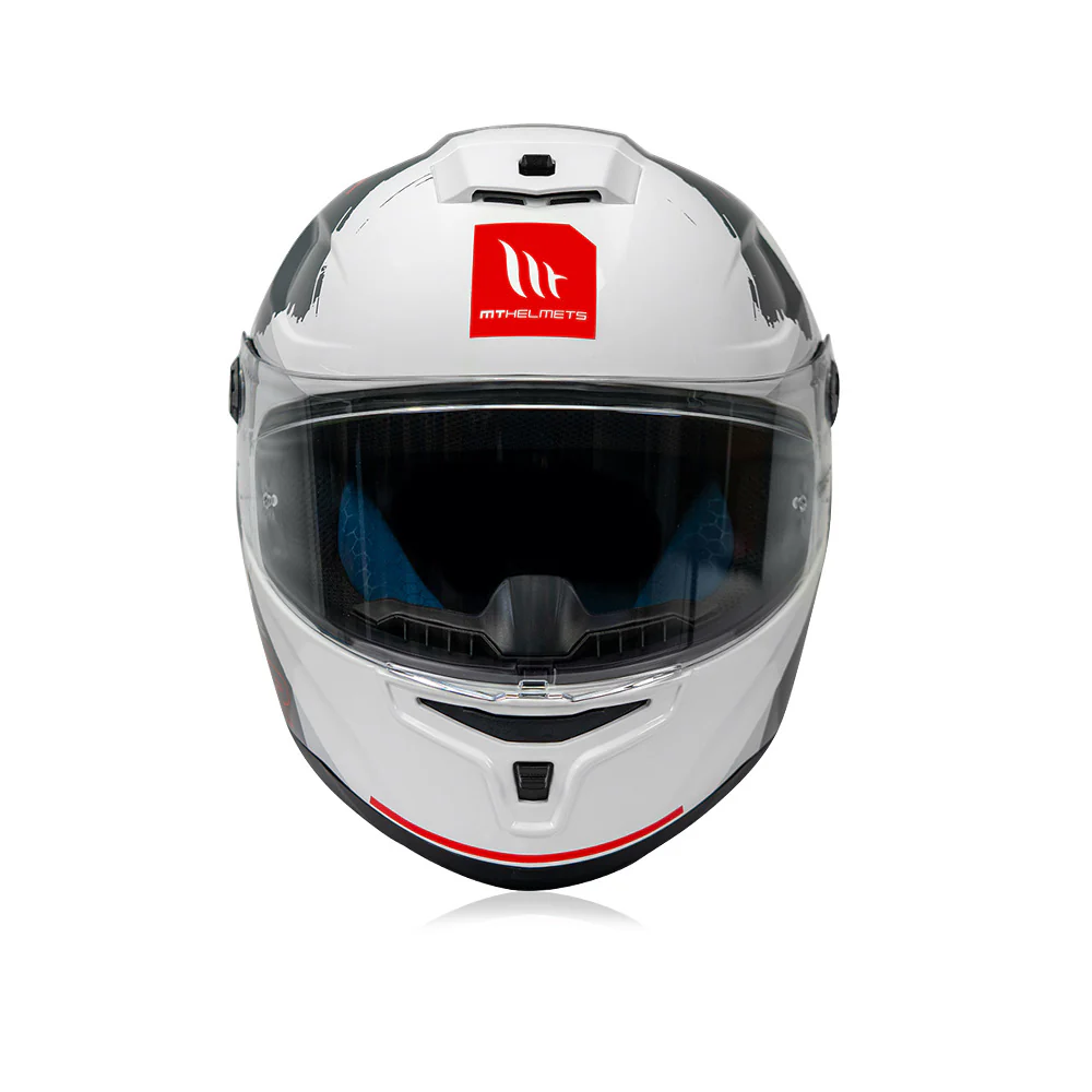 Hummer Monti A5 - Motorcycle Riding Helmet (Gloss White) - Image 4