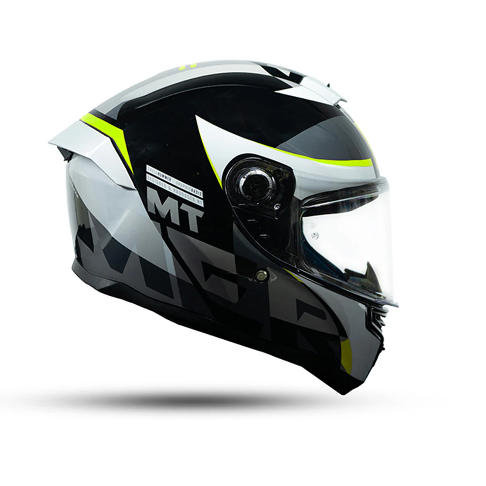 Hummer Oasis B3 - Motorcycle Riding Helmet (Black/Grey/Fluo Yellow) - Image 2