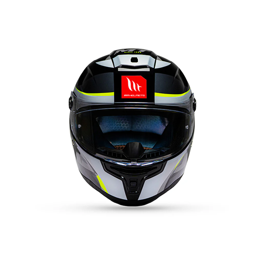 Hummer Oasis B3 - Motorcycle Riding Helmet (Black/Grey/Fluo Yellow) - Image 4