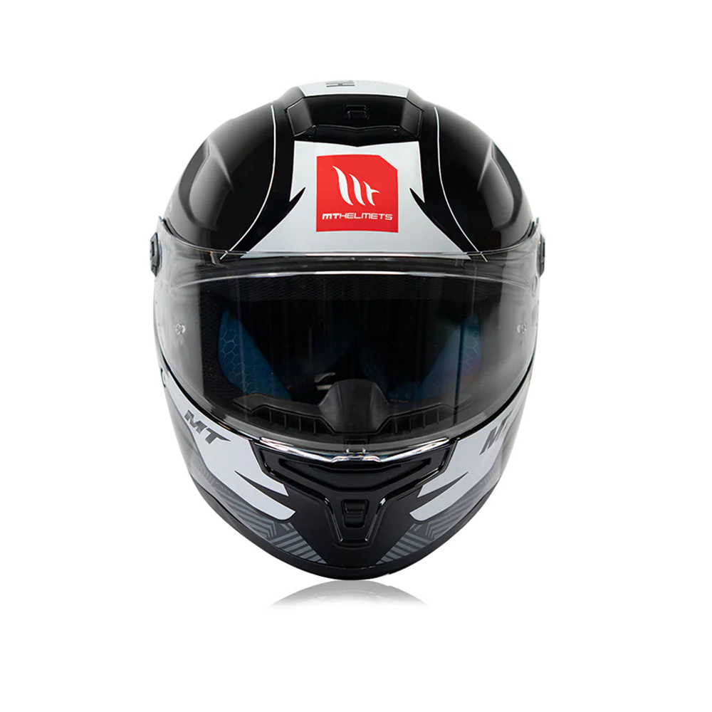 Hummer Shine B0 - Motorcycle Riding Helmet (Gloss Black/Grey) - Image 4
