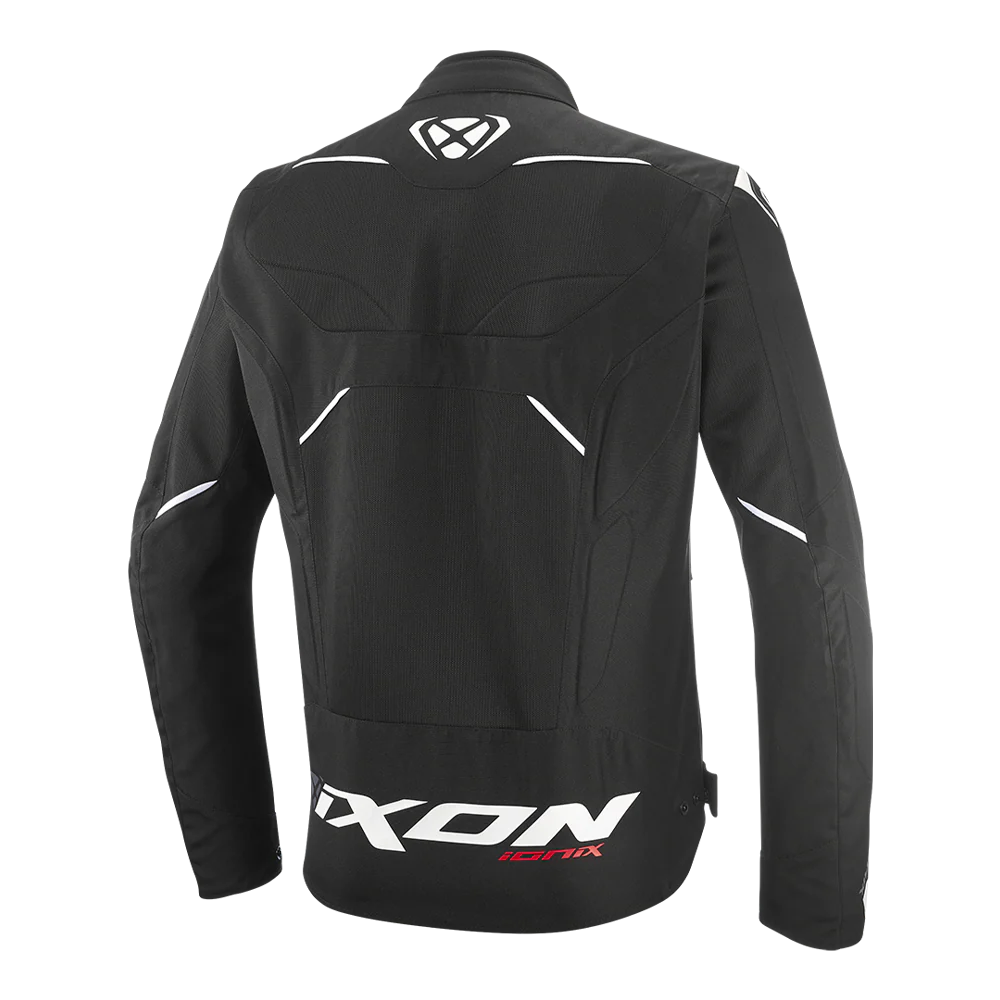 Ionix - Hard Mesh Summer Riding Jacket (Black/White) - Image 2