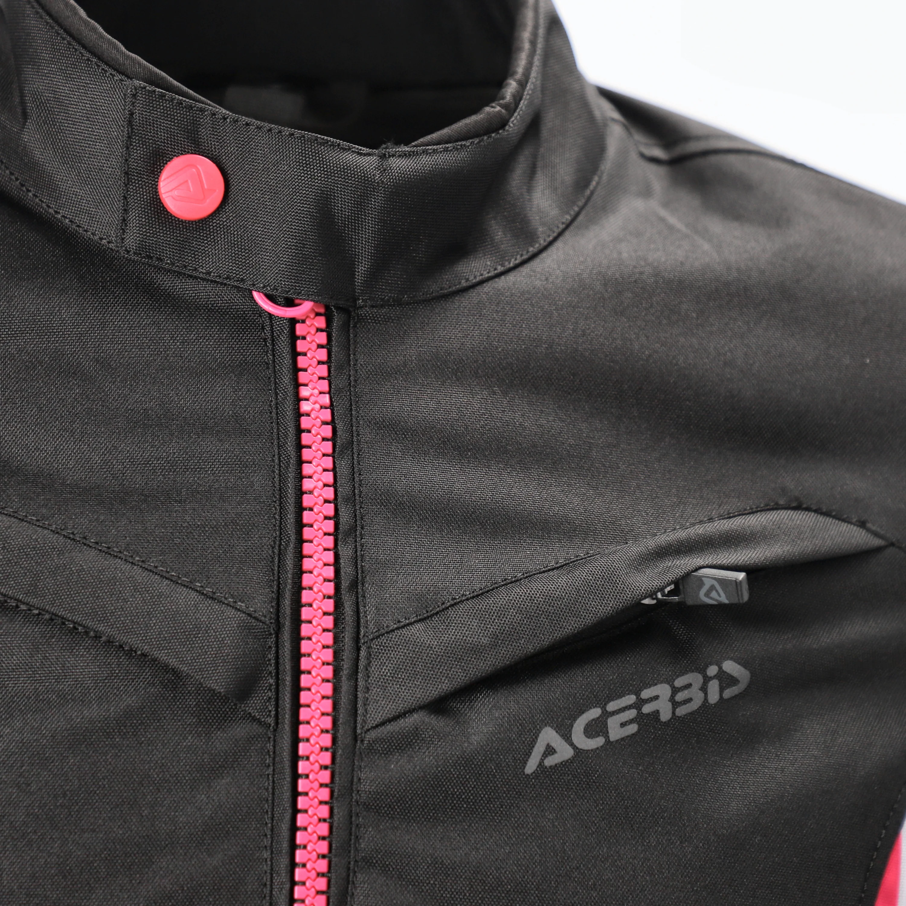 X-Mat 2.0 - CE Certified Women's Riding Jacket (Black/Pink) - Image 6
