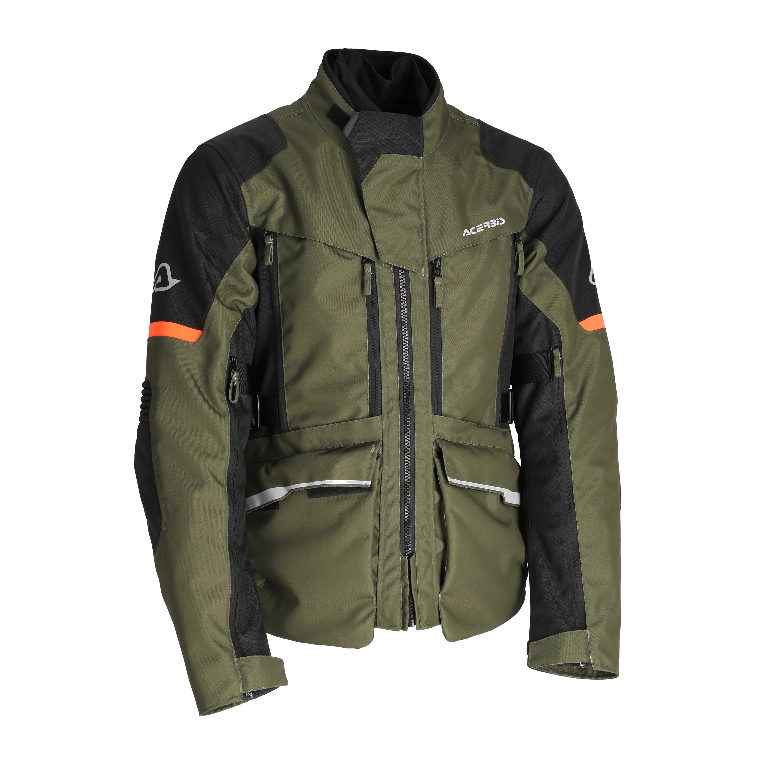 X-Rover - CE Certified Waterproof Jacket (Green/Orange) - Image 3