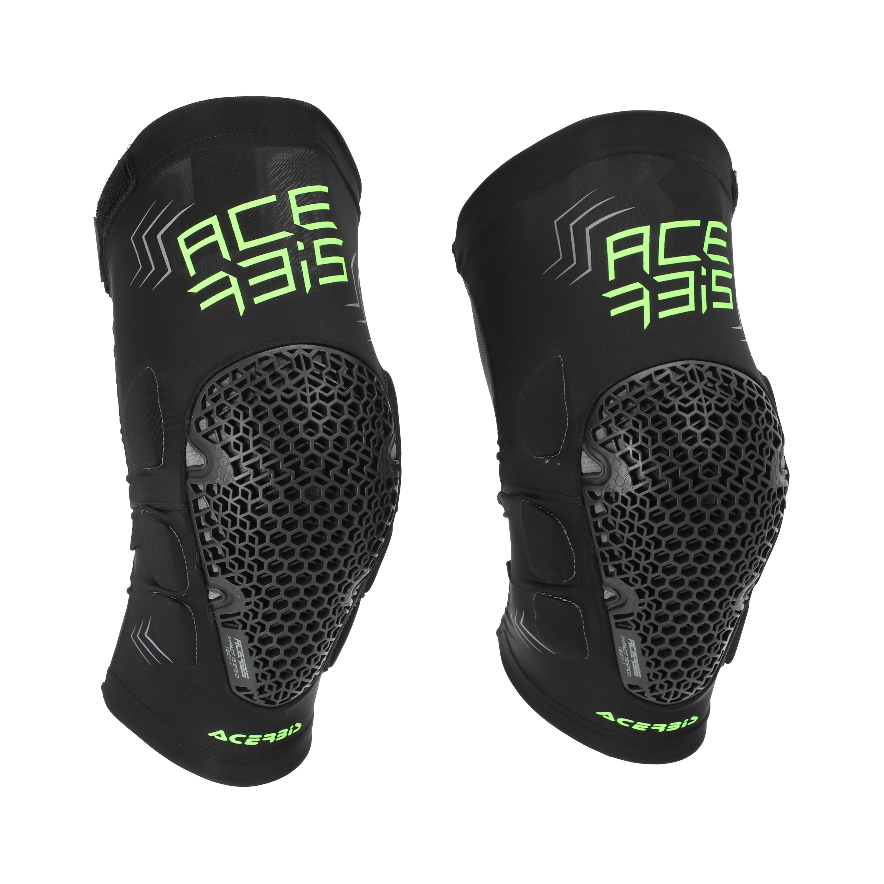 Mtb Skay - Knee Guard For Motorcyclists (Black/Yellow)