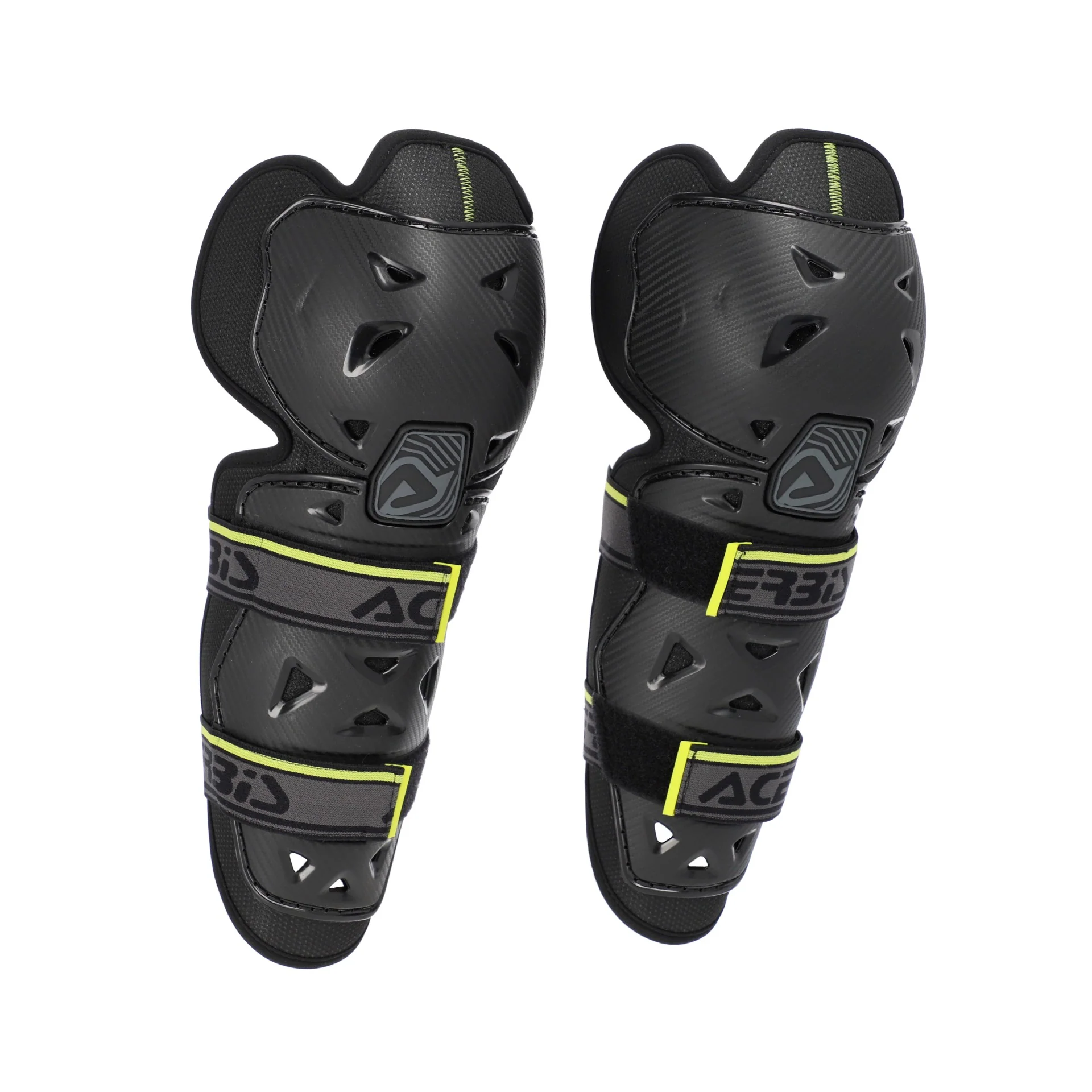Profile 2.0 - Knee Guard for Motorcyclists (Black/Yellow) - Image 2