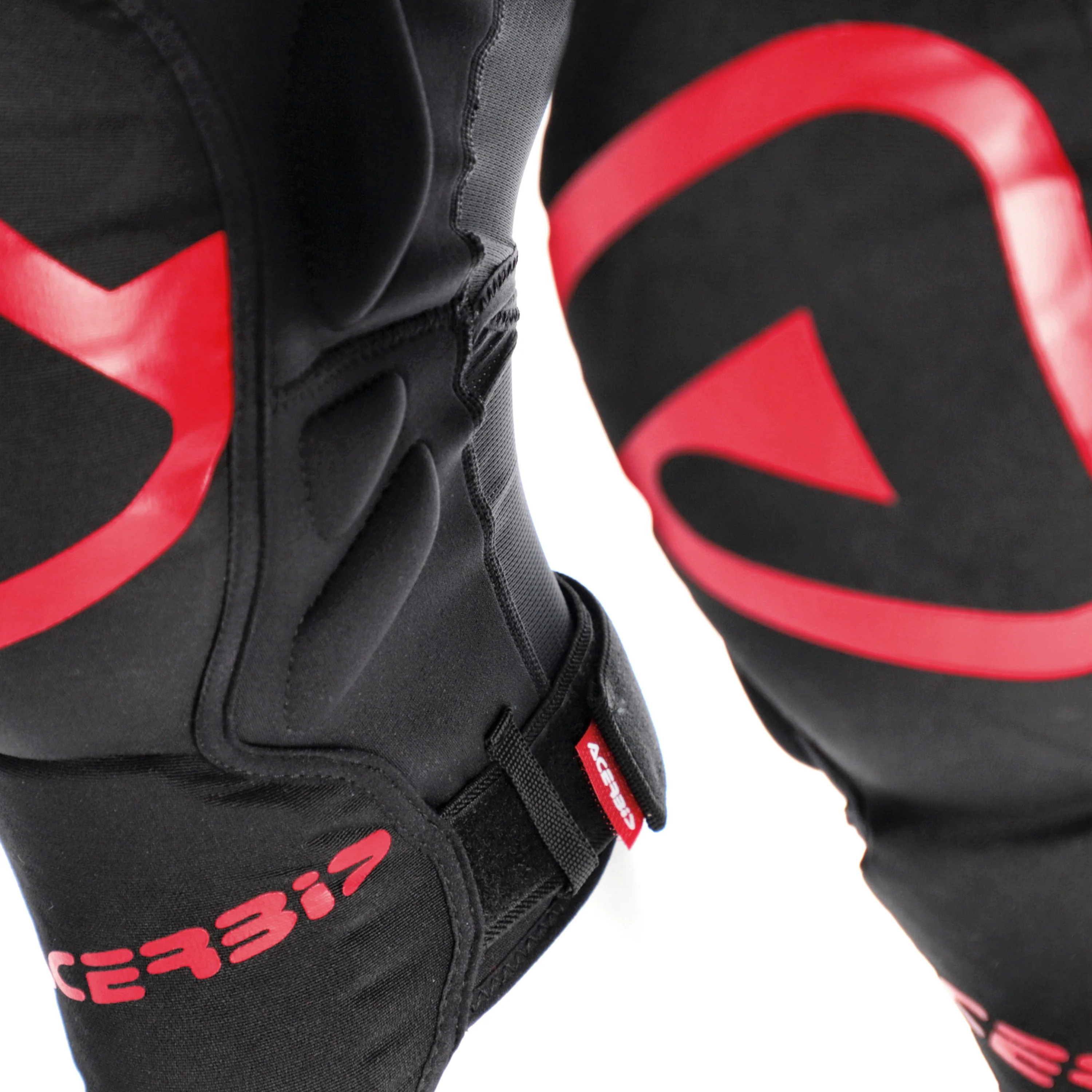 Soft - Adult Knee Guard for Motorcyclists (Red) - Image 6