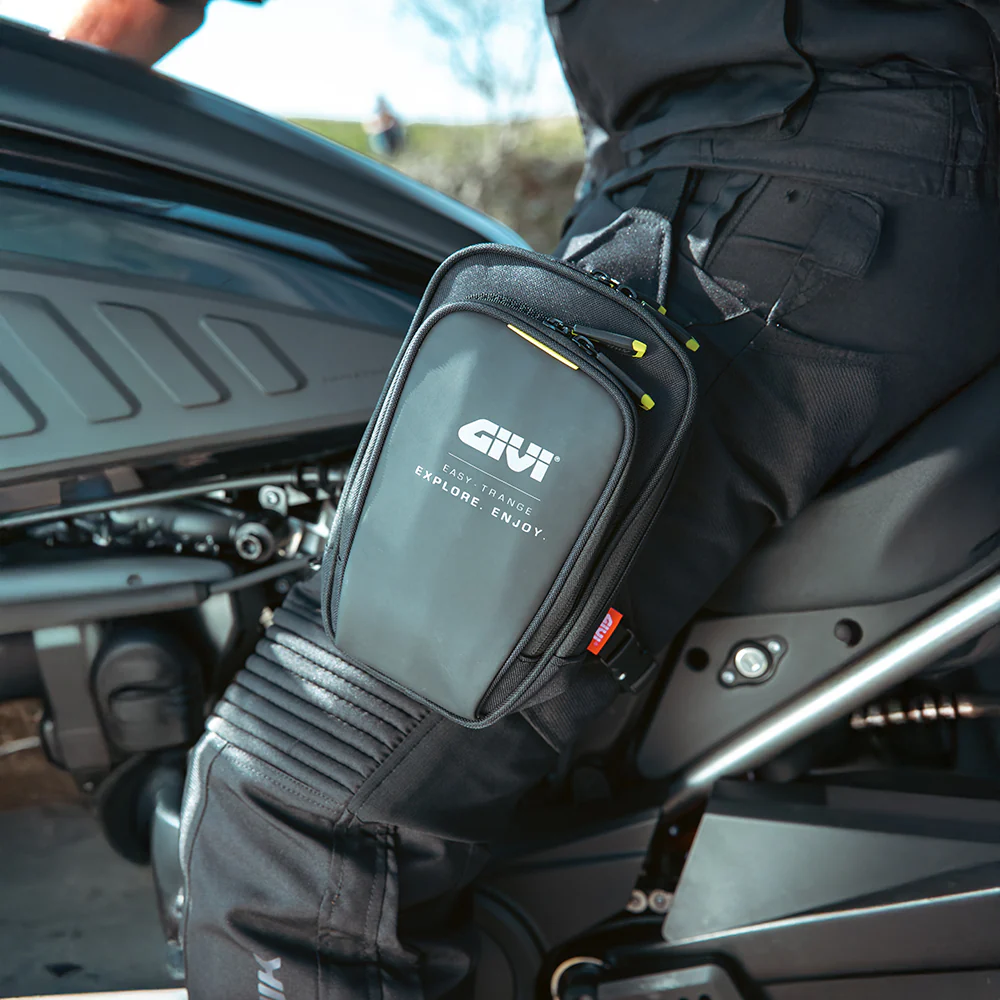 EA139 - 1L - Leg Bag for Motorcyclists (Black) - Image 4
