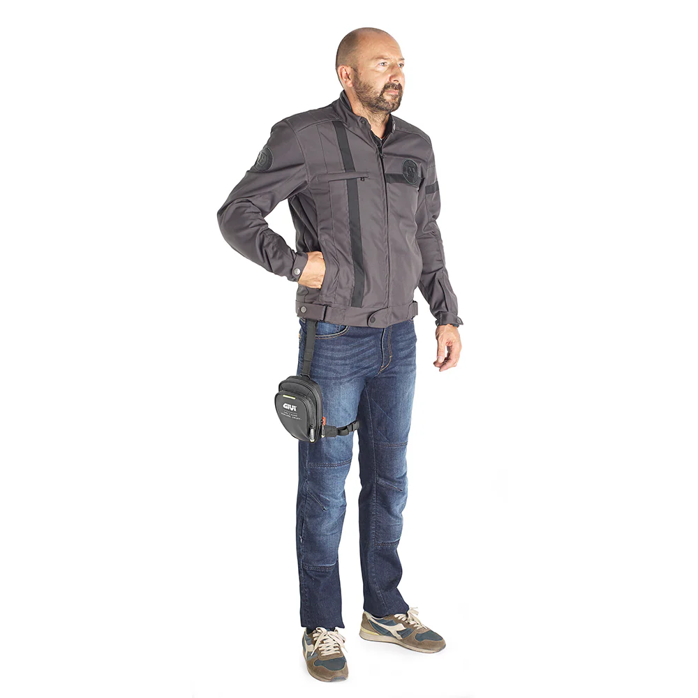 EA139 - 1L - Leg Bag for Motorcyclists (Black) - Image 5
