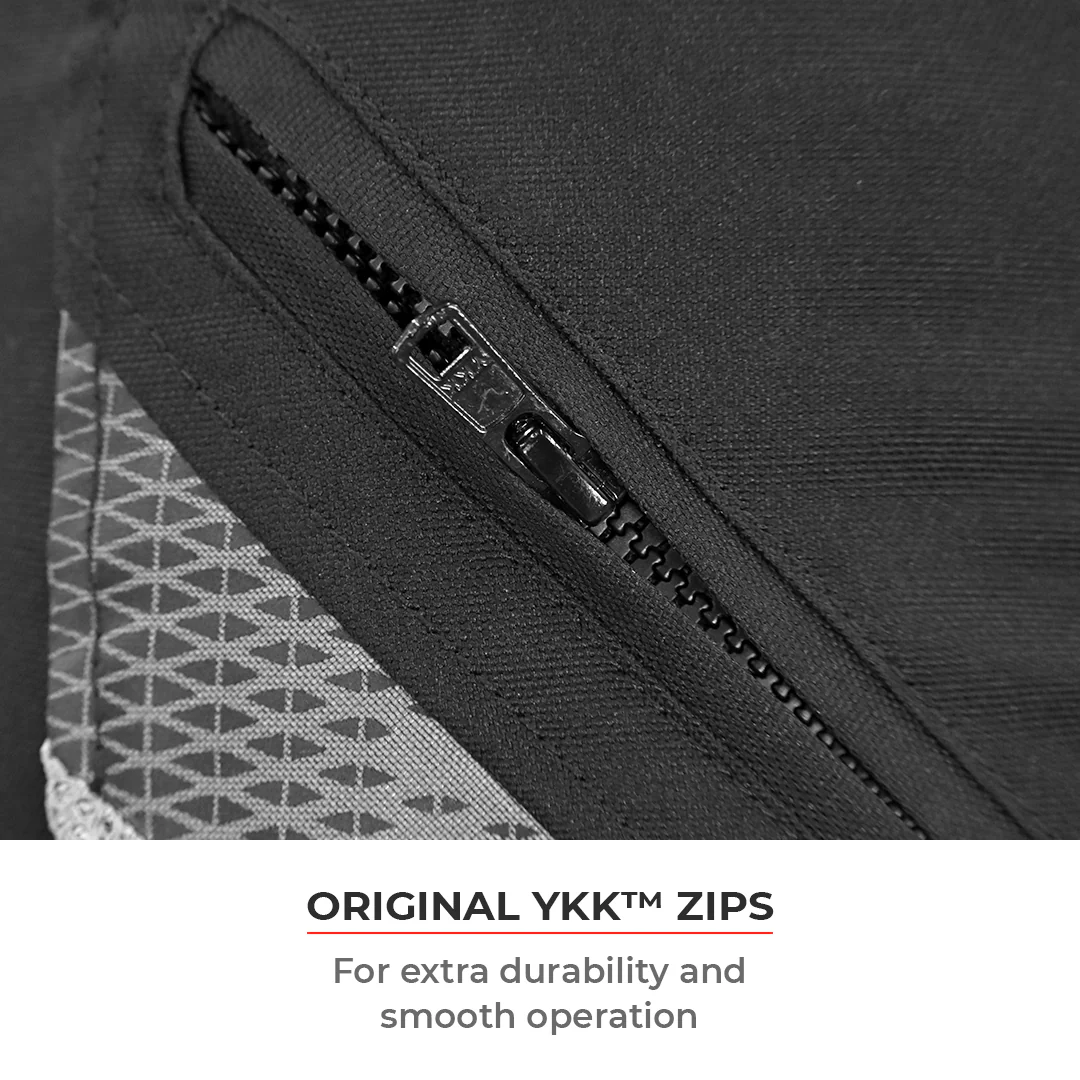 Miller - Street Mesh Riding Pants with Liners (Black) - Image 12