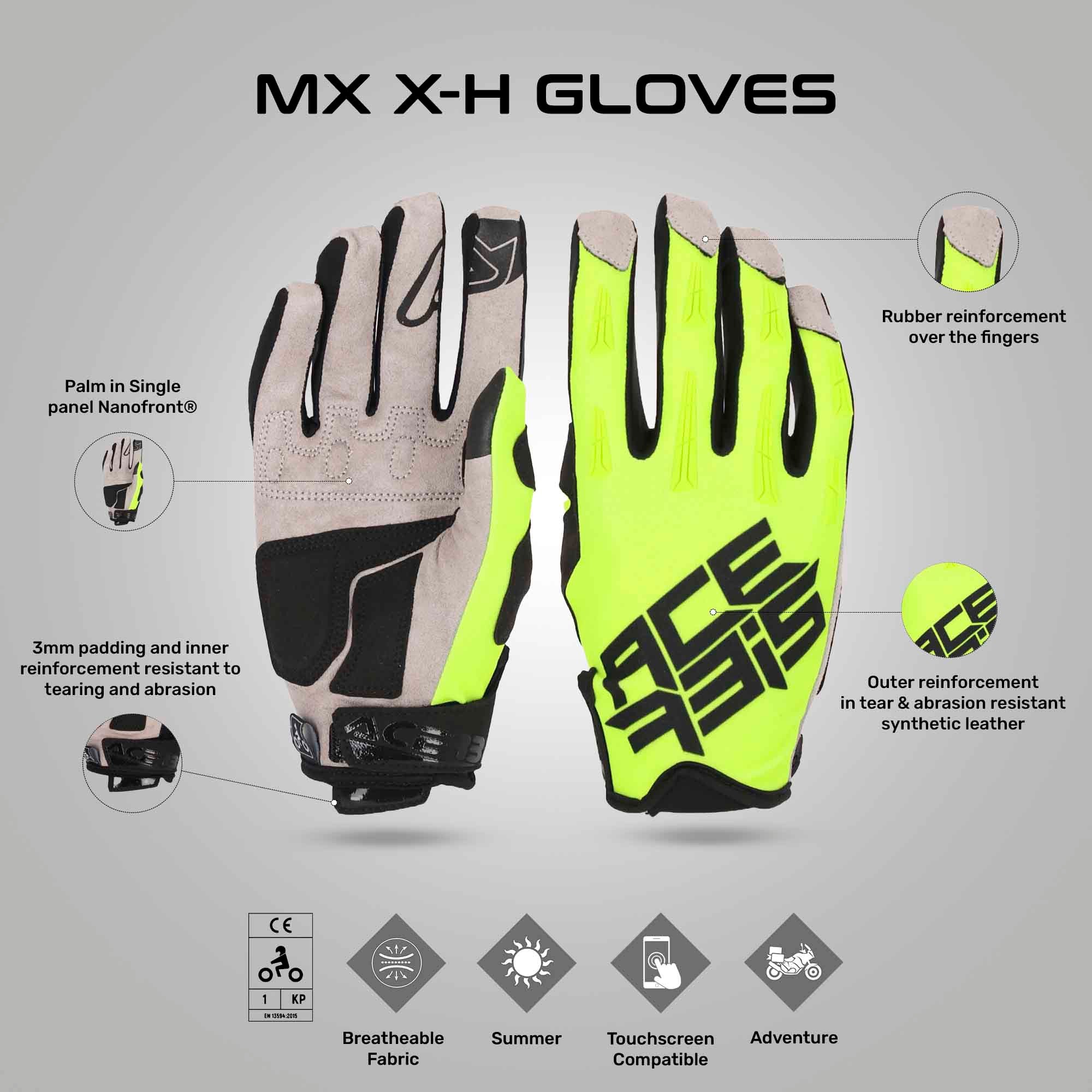 MX X-H - Motocross Riding Gloves - Image 16