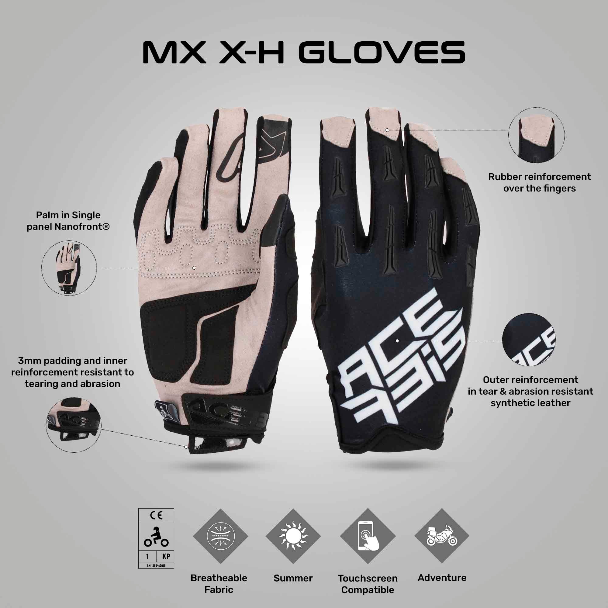 MX X-H - Motocross Riding Gloves - Image 8