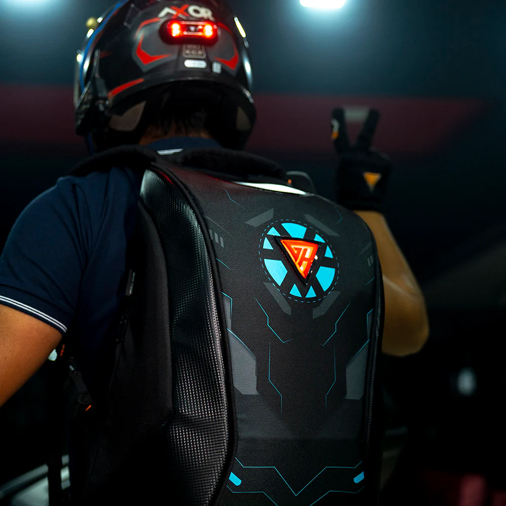 Night Wing Mark-1 - 25L Motocycle Backpack (Black) - Image 13