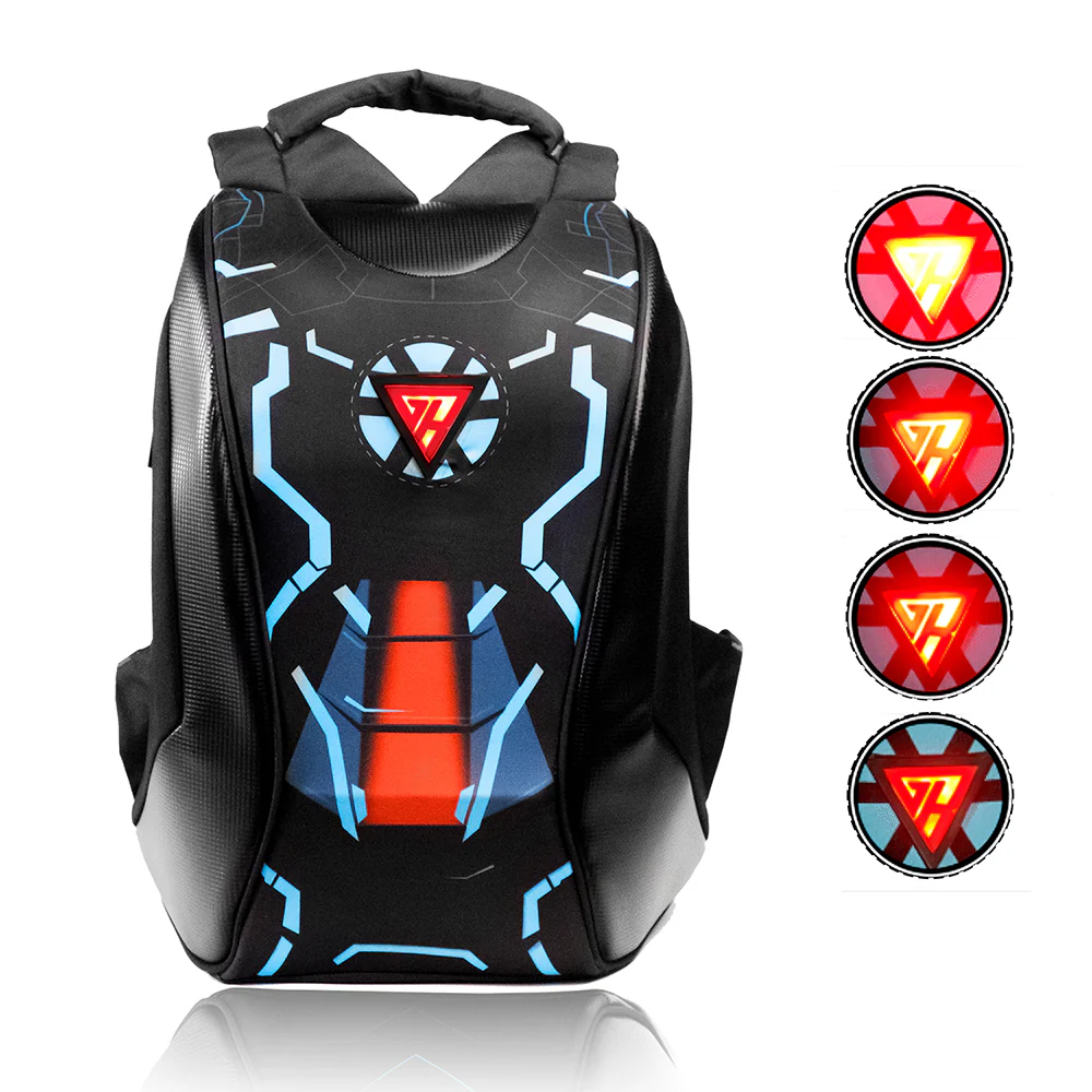 Night Wing Mark-2 - 25L Motocycle Backpack (Black) - Image 3