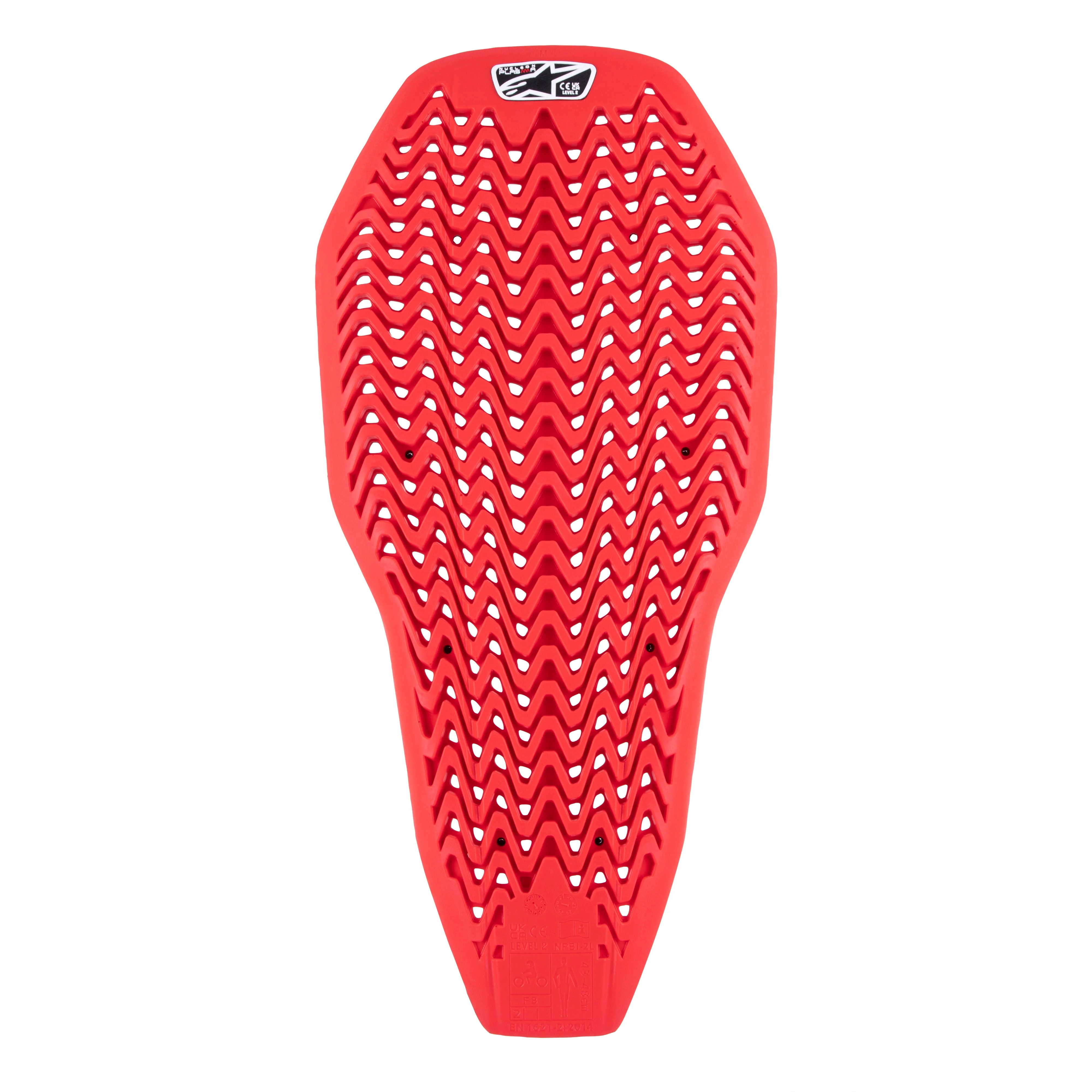 Nucleon Plasma - Full Back Protector Insert for Motorcyclists (Red/Black)
