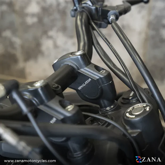 OFFSET HANDLE RISER TEXTURE BLACK FOR HIMALAYAN 450 - Image 5