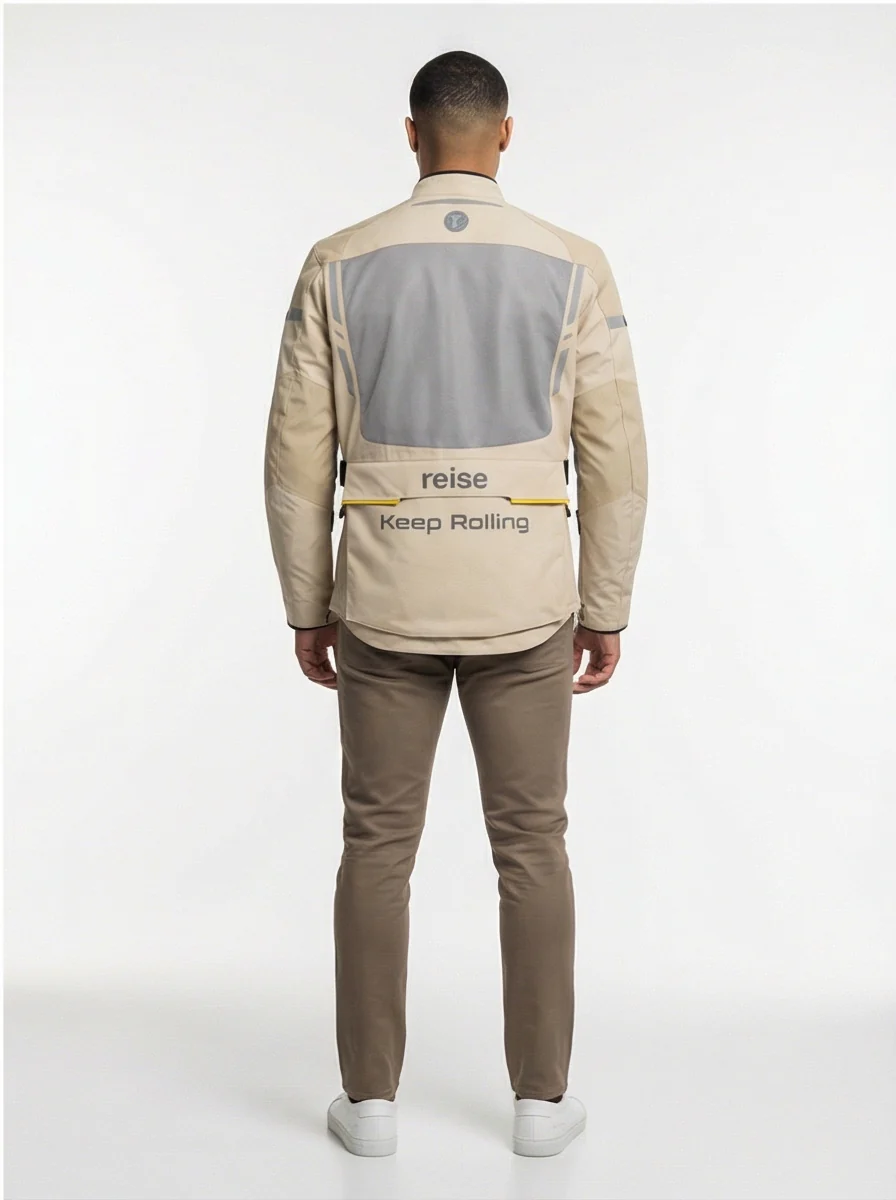 PineAir - Summer Adventure Touring Jacket (Beige) - Image 10