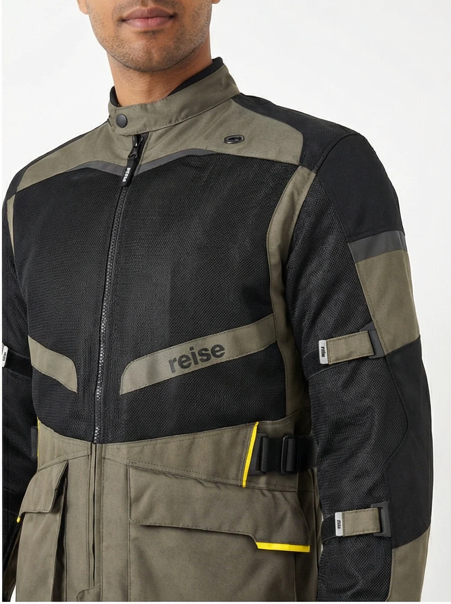 PineAir - Summer Adventure Touring Jacket (Olive) - Image 3