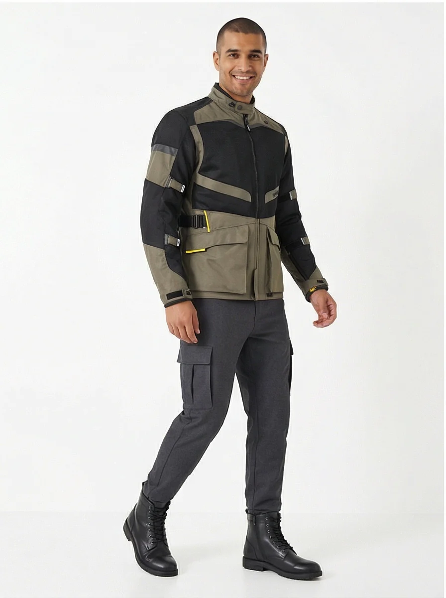 PineAir - Summer Adventure Touring Jacket (Olive) - Image 4