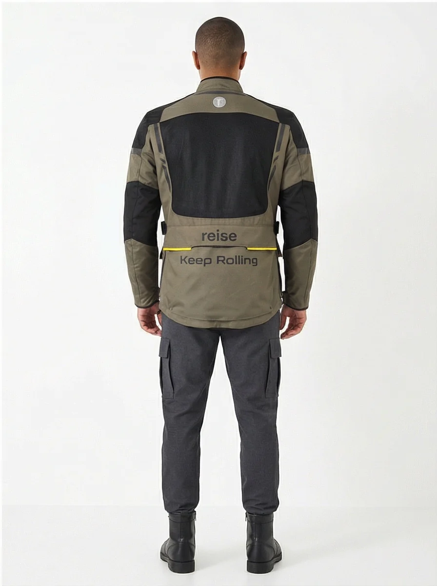 PineAir - Summer Adventure Touring Jacket (Olive) - Image 6