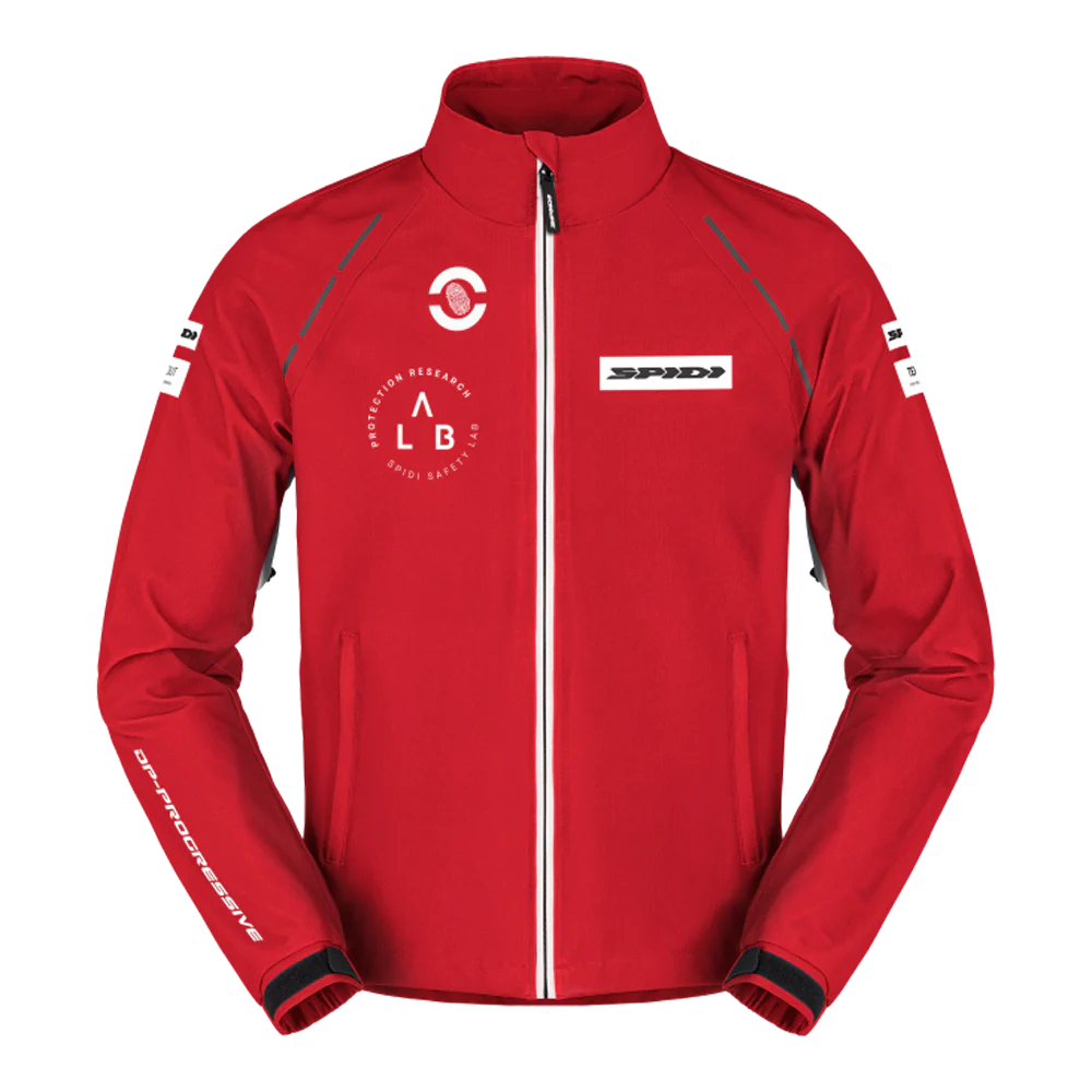 Pit Lane - Highly Ventilated Motorcycle Riding Jacket (Red)