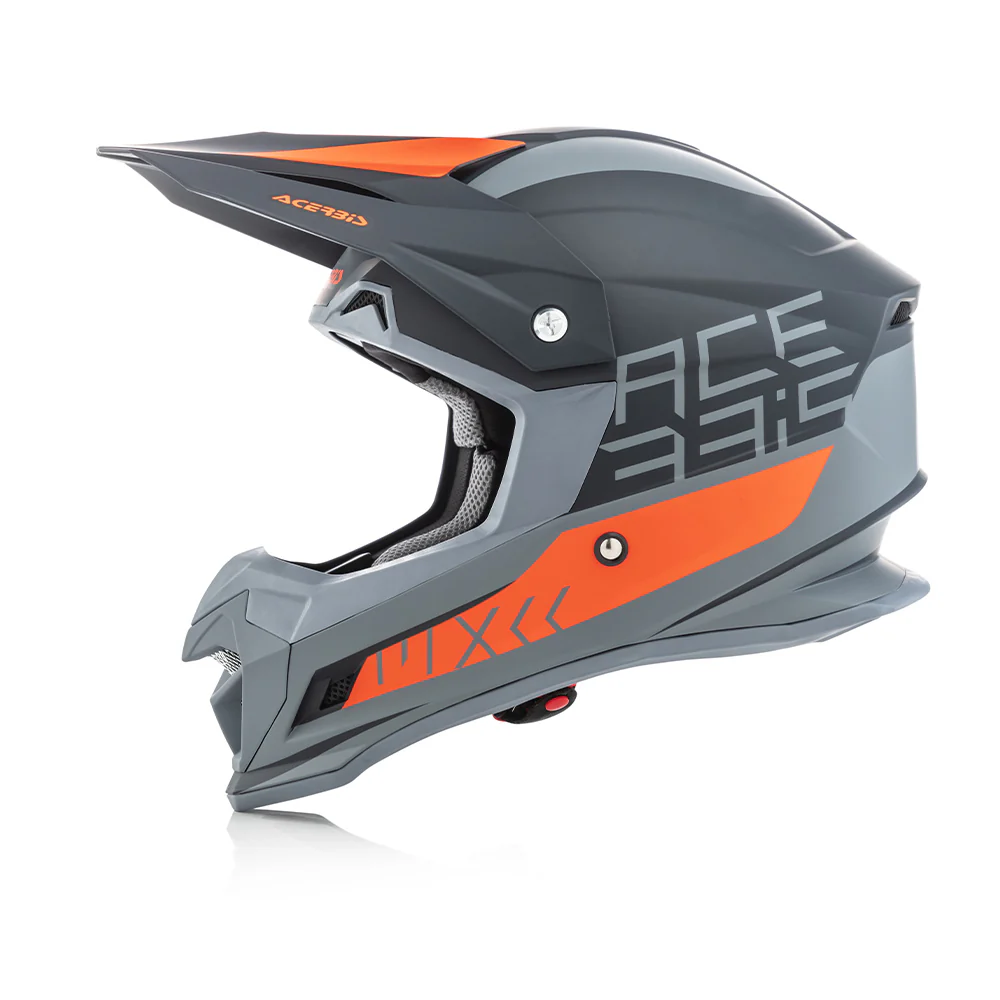 Profile 4 - Motocross Riding Helmet (Black/Orange) - Image 3