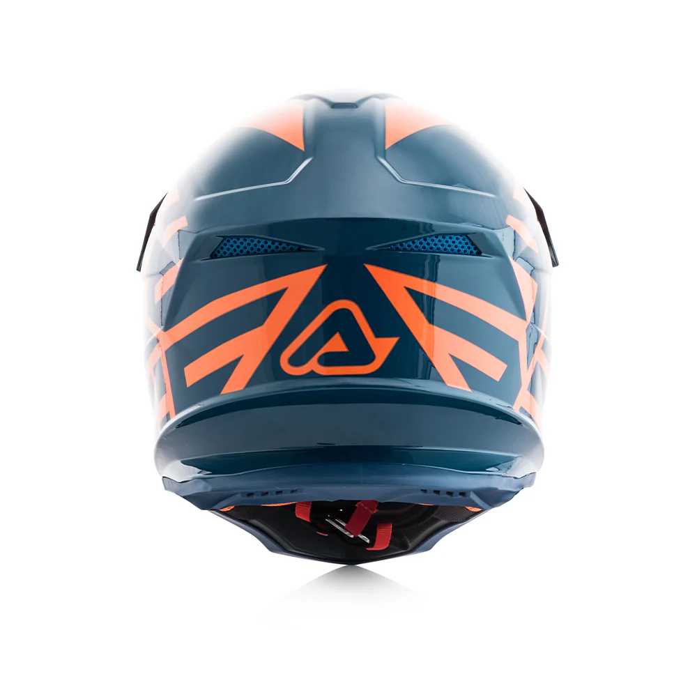 Profile 4 - Motocross Riding Helmet (Blue/Orange) - Image 5