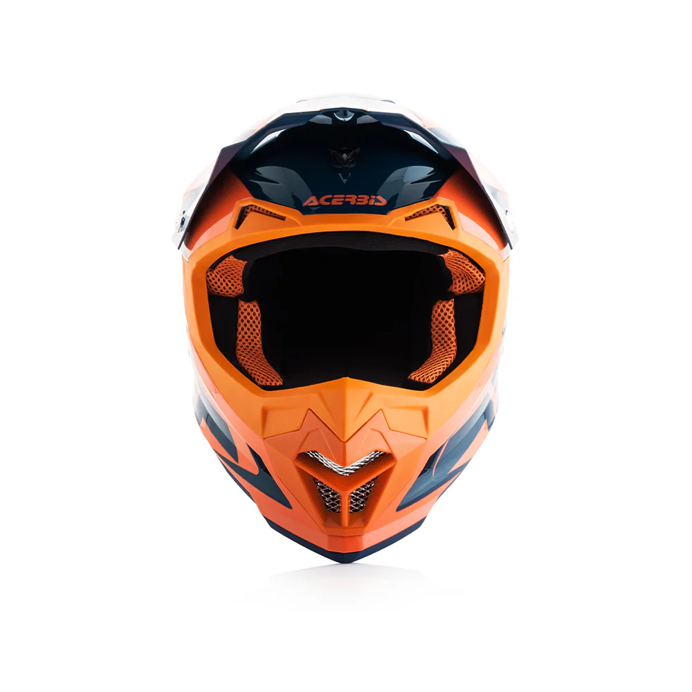 Profile 4 - Motocross Riding Helmet (Blue/Orange) - Image 6