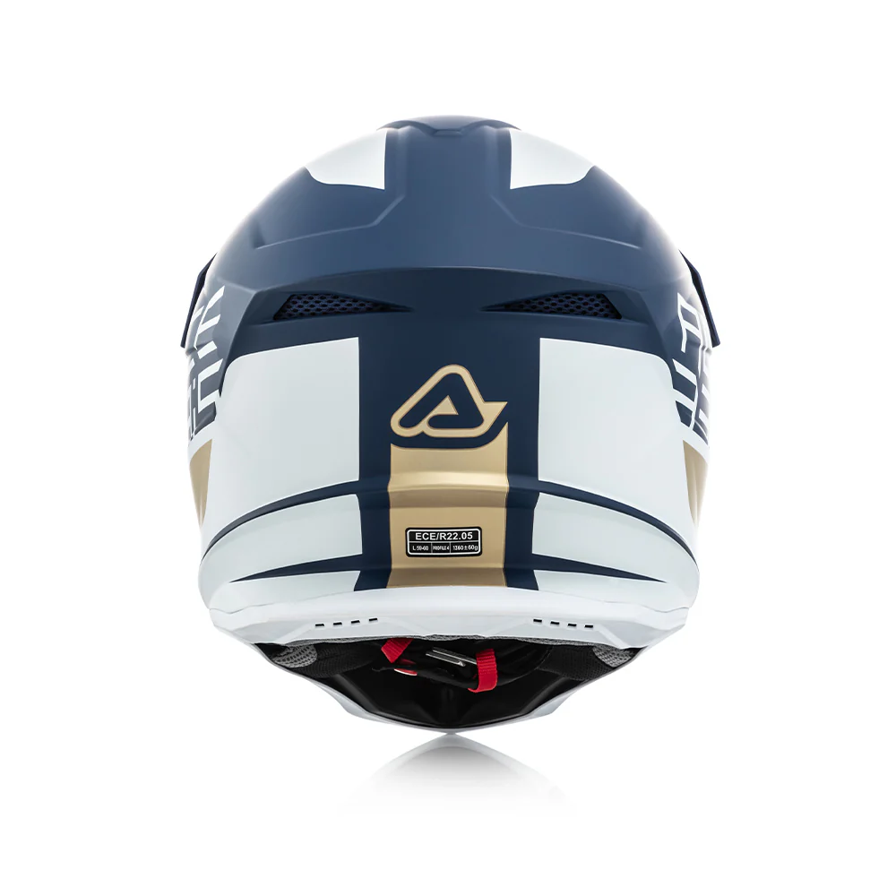 Profile 4 - Motocross Riding Helmet (White/Blue) - Image 5