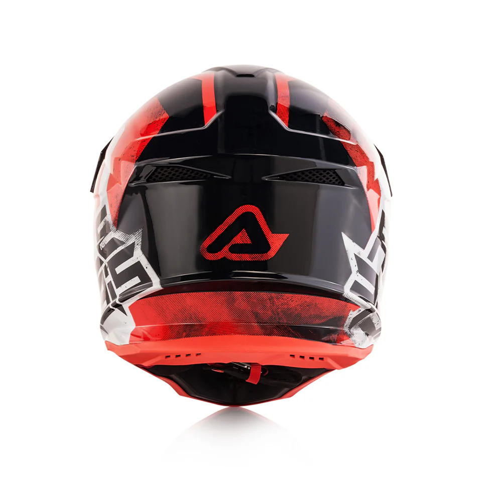 Profile 4 - Motocross Riding Helmet (White/Red) - Image 4