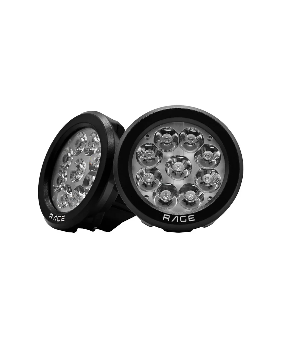 Rage 9 Led Auxiliary Light for Motorcycle - Image 2