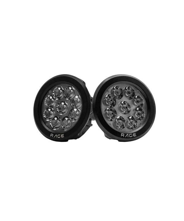 Rage 9 Led Auxiliary Light for Motorcycle - Image 3