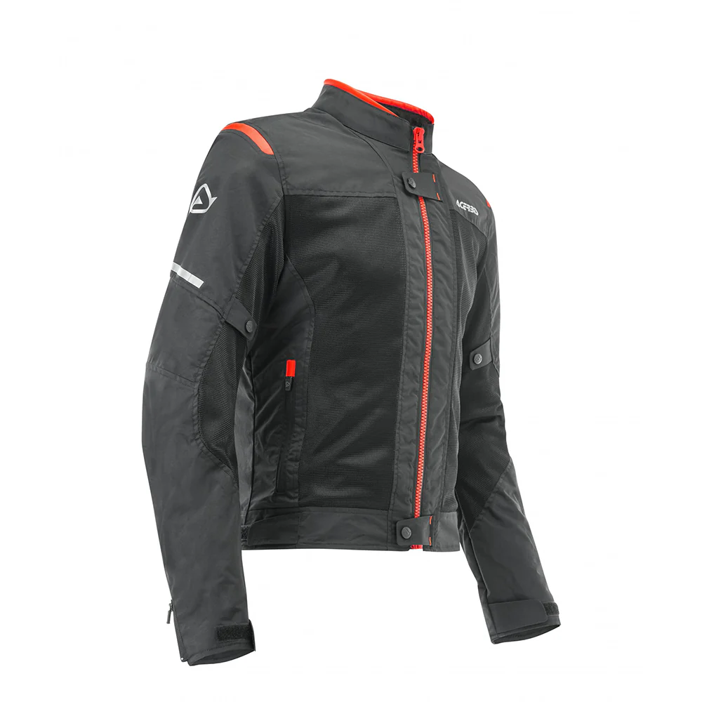 Ramsey My Vented - Sport Touring Jacket (Black/Red) - Image 2